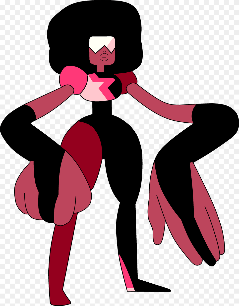 Garnet Shapeshifts Her Hands Steven Universe Garnet Giant Hands, Cape, Clothing, Baby, Person Free Png Download