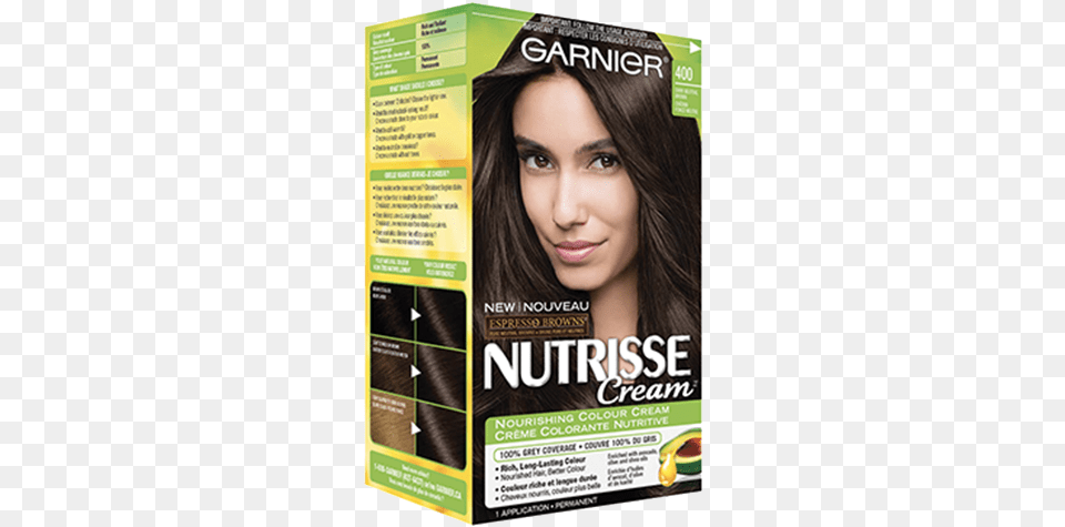 Garnier Nutrisse Cream Garnier Nutrisse Light Neutral Brown, Publication, Adult, Female, Person Free Png