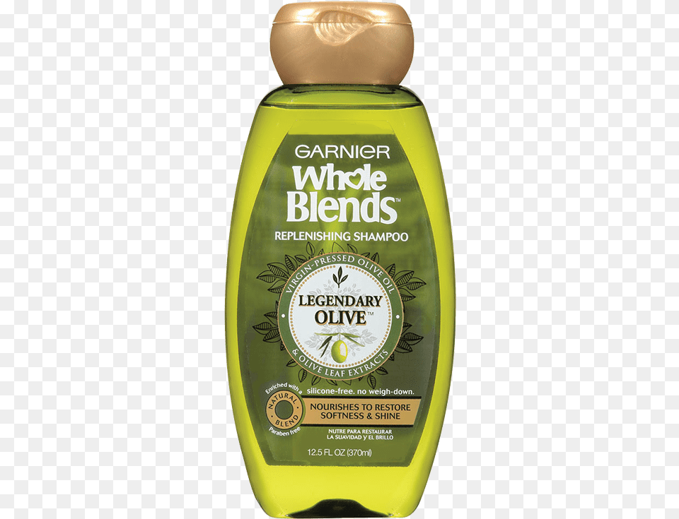 Garnier Whole Blends Leave In Conditioner, Bottle, Shampoo, Cosmetics, Perfume Png