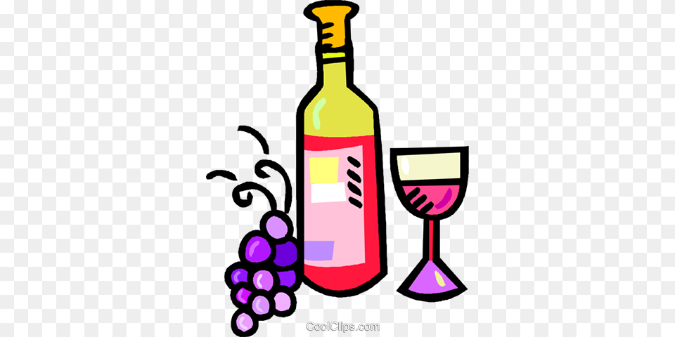 Garrafa De Vinho De Vinho E Uvas Livre De Direitos Vetores, Alcohol, Beverage, Bottle, Liquor Free Transparent Png