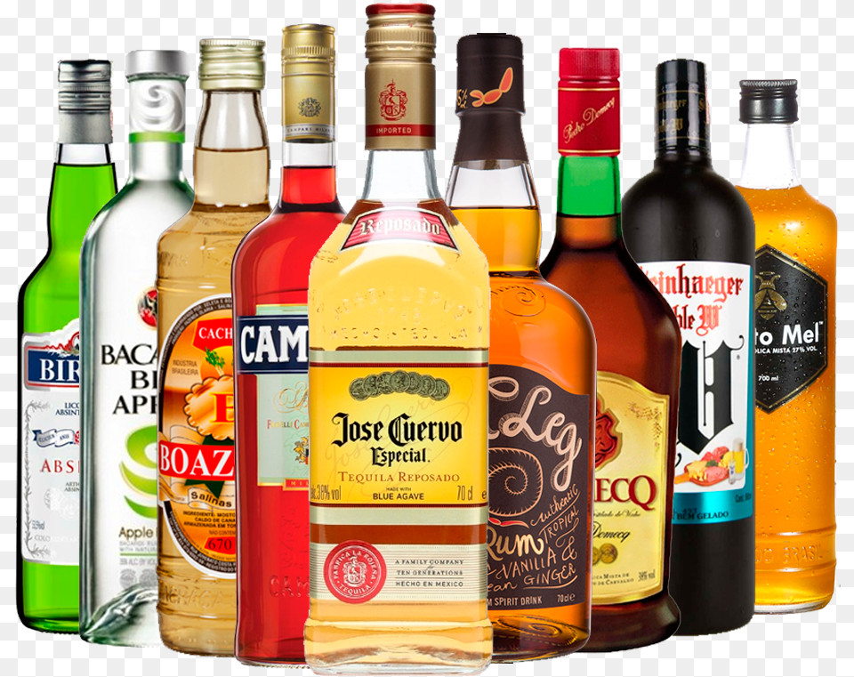 Garrafas De Destilados, Alcohol, Beverage, Liquor, Beer Free Transparent Png