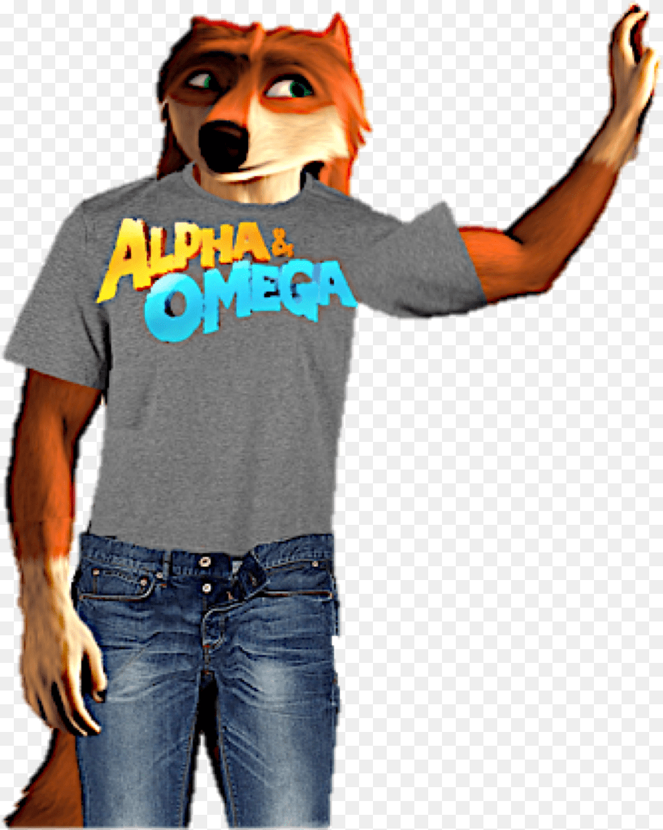 Garth As A Furry Alpha And Omega Garth Furry, Clothing, Pants, T-shirt, Adult Png Image