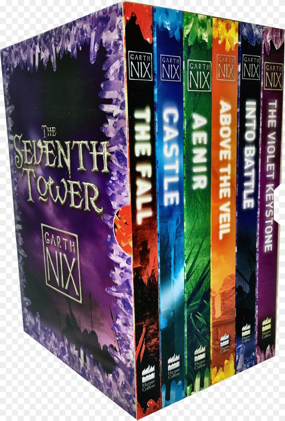 Garth Nix The Seventh Tower Collection 6 Books Box, Book, Publication, Novel Png Image