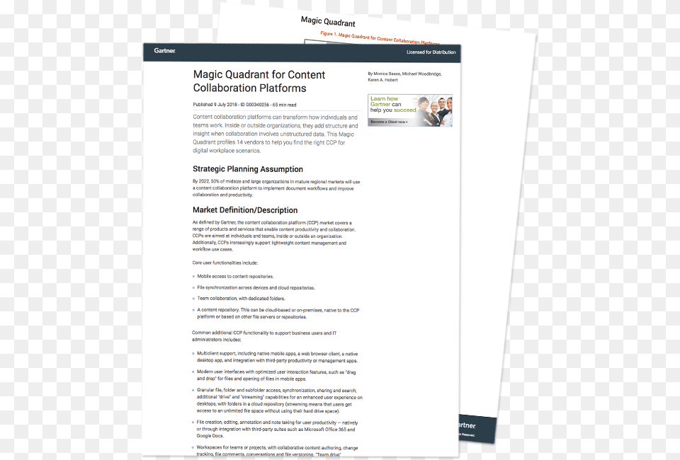 Gartner Content Collaboration Platforms Magic Quadrant Citrix Gartner 2018, File, Page, Text, Webpage Png Image