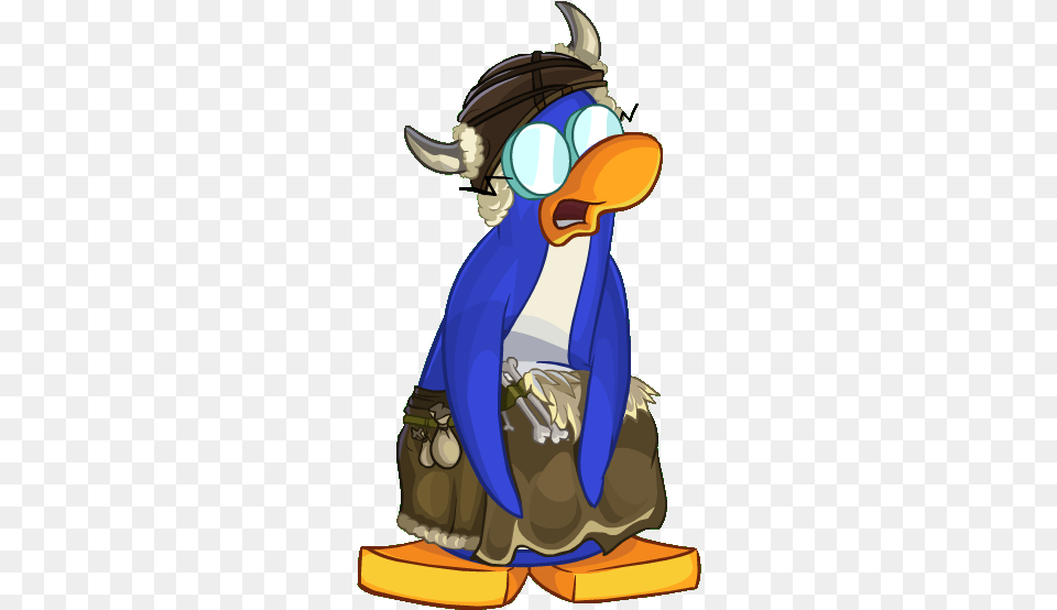 Garugg The Ugg Ugg Club Penguin Prehistoric Gary, Cartoon, Person, Book, Comics Free Png Download