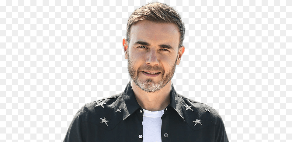 Gary Barlow Star Shirt Gary Barlow Tour 2018, Beard, Portrait, Face, Photography Free Transparent Png