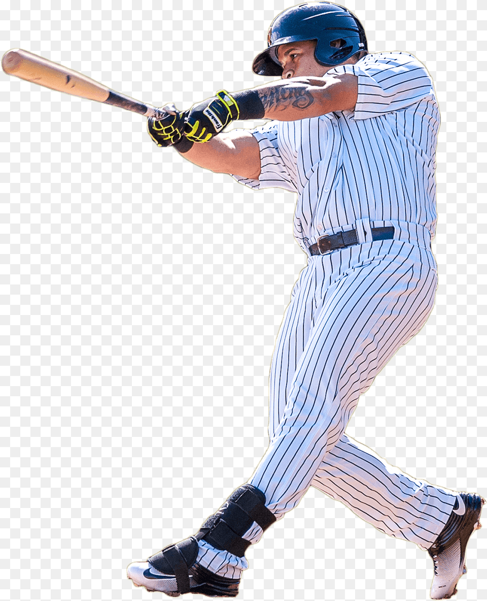 Gary Sanchez Yankees Download Baseball Player, Person, People, Helmet, Team Free Transparent Png