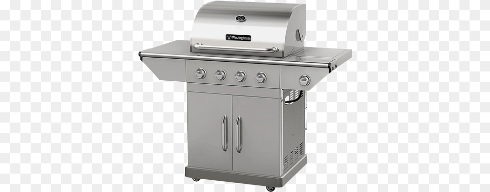 Gas Bbq Grill 4 Burner Amp Side Burner Barbecue, Appliance, Device, Electrical Device, Oven Png