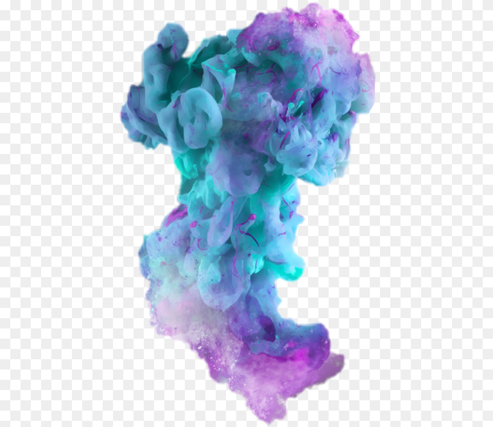 Gas Blue Bluegas Purple Purplegas Lightblue Neon Transparent Colored Smoke, Mineral, Head, Person, Baby Free Png Download