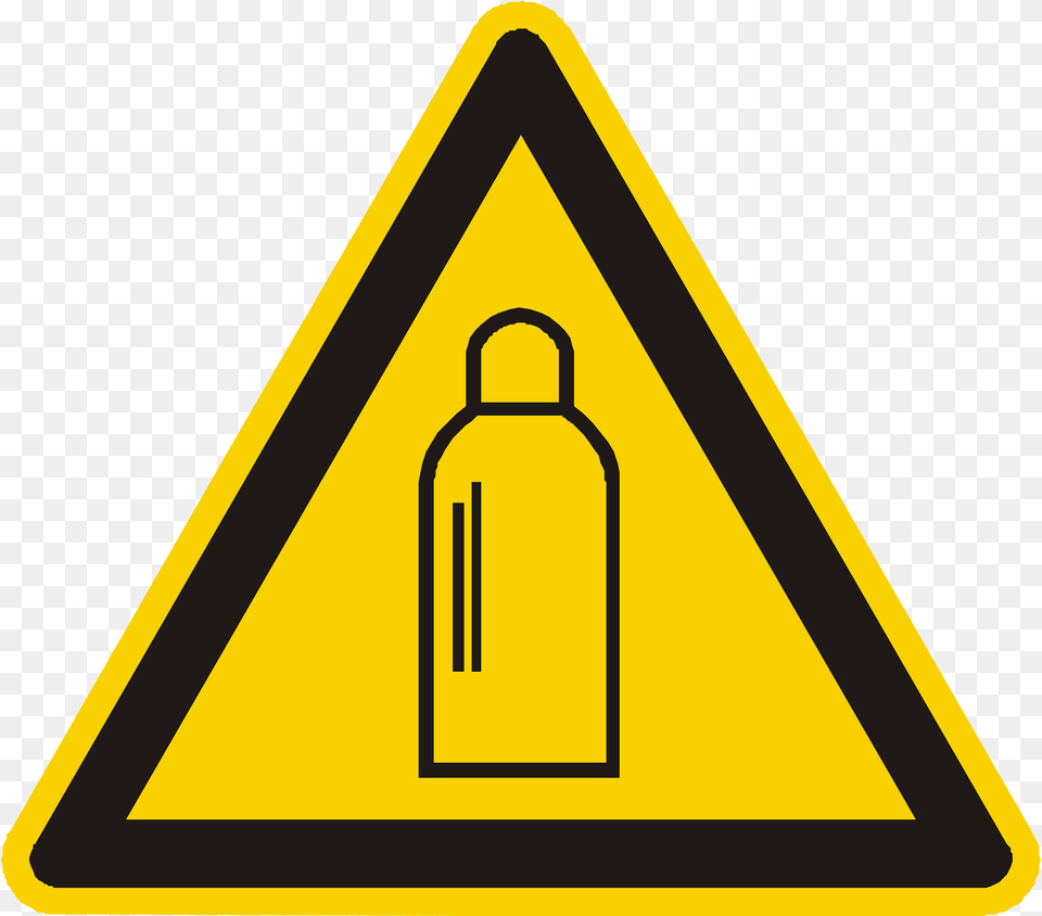 Gas Cylinder Clipart, Sign, Symbol, Road Sign Free Png Download