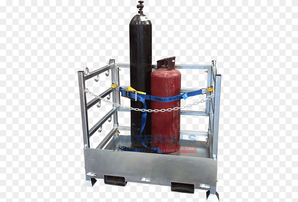 Gas Cylinder Stillage Cage Machine, Bulldozer, Car, Transportation, Vehicle Free Png Download