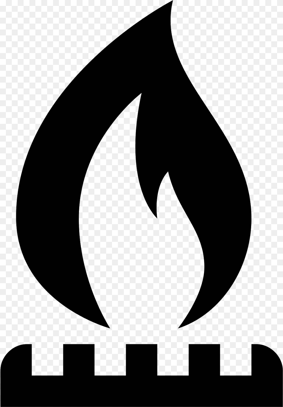 Gas High Quality Icon For Natural Gas, Gray Png Image