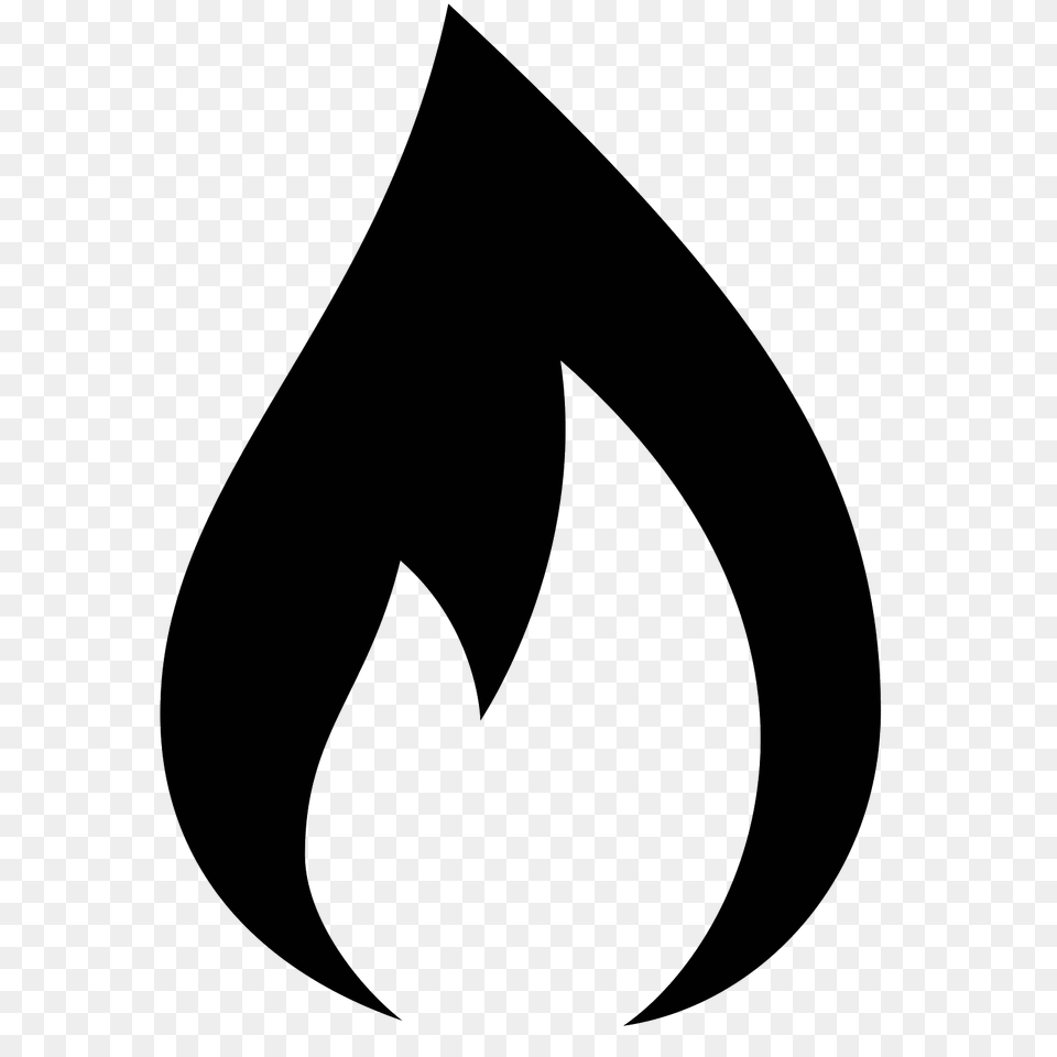 Gas Icon, Gray Png