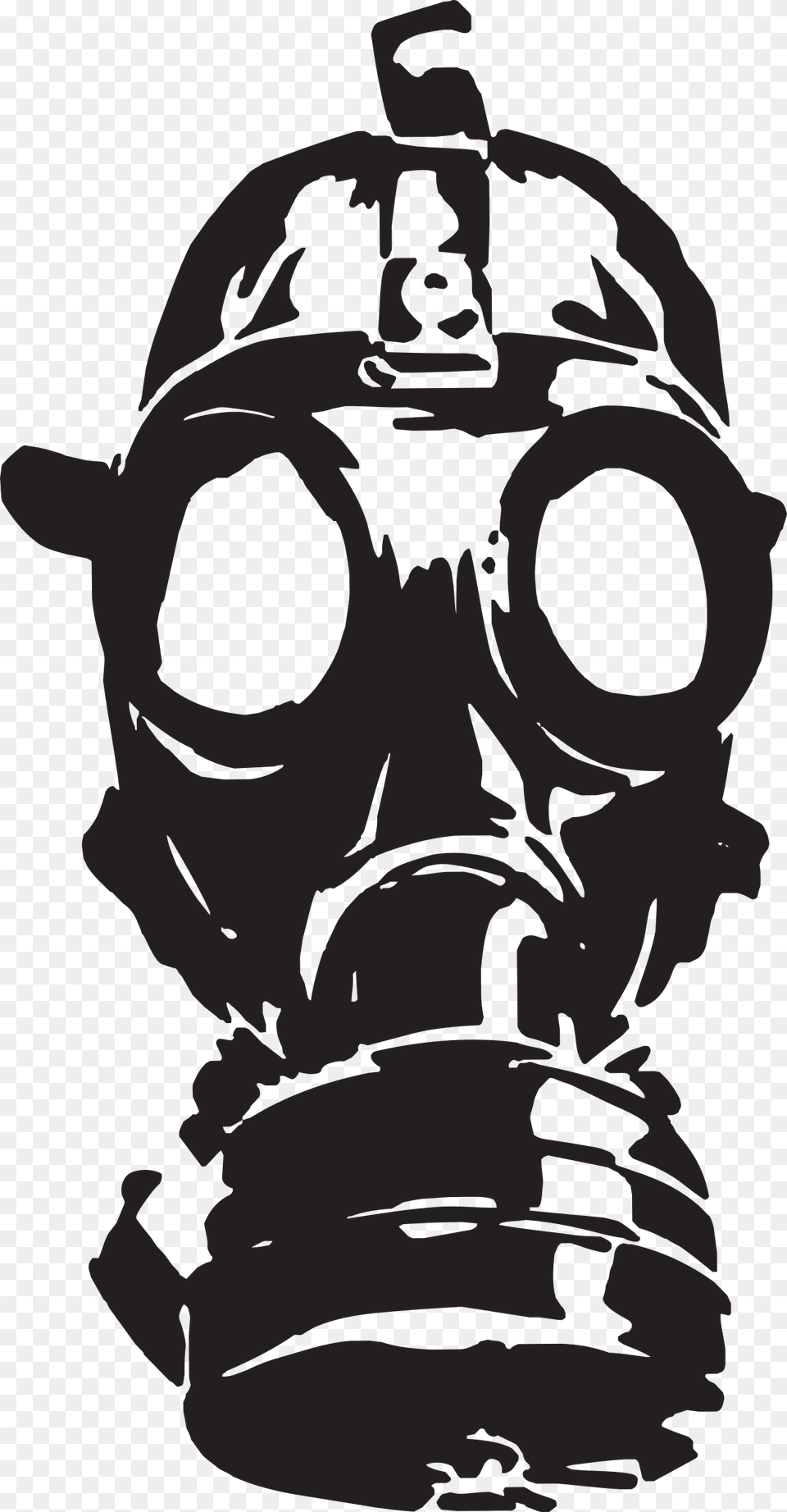 Gas Mask, Stencil, Baby, Person, Face Free Png Download