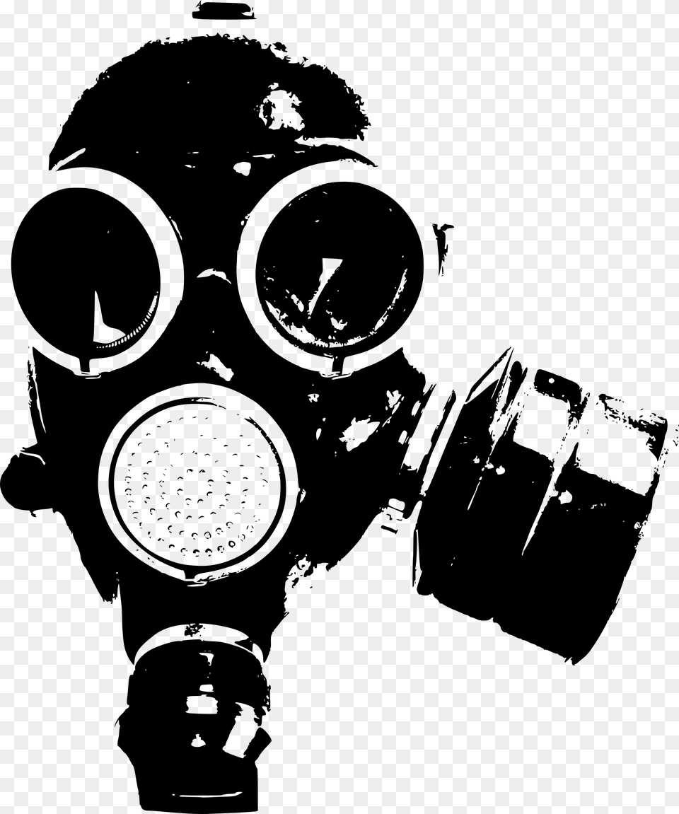 Gas Mask, Gray Free Png