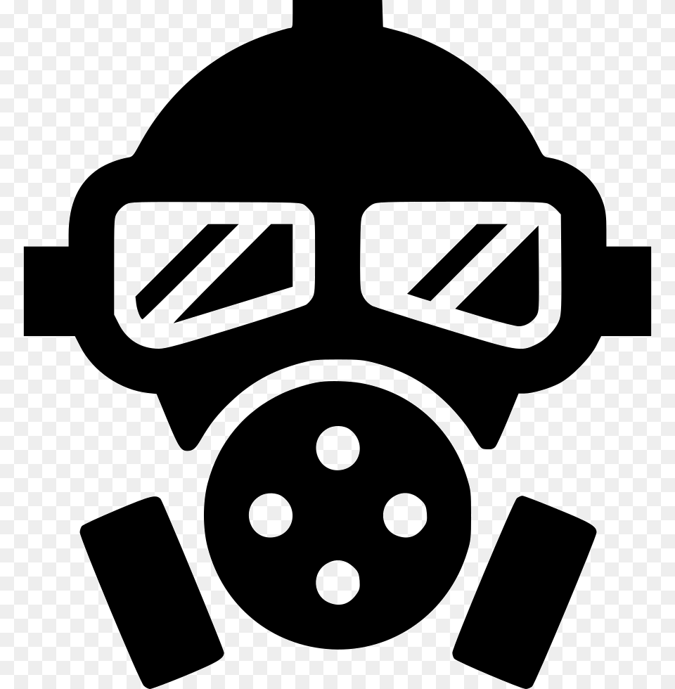 Gas Mask, Stencil, Device, Grass, Lawn Free Transparent Png