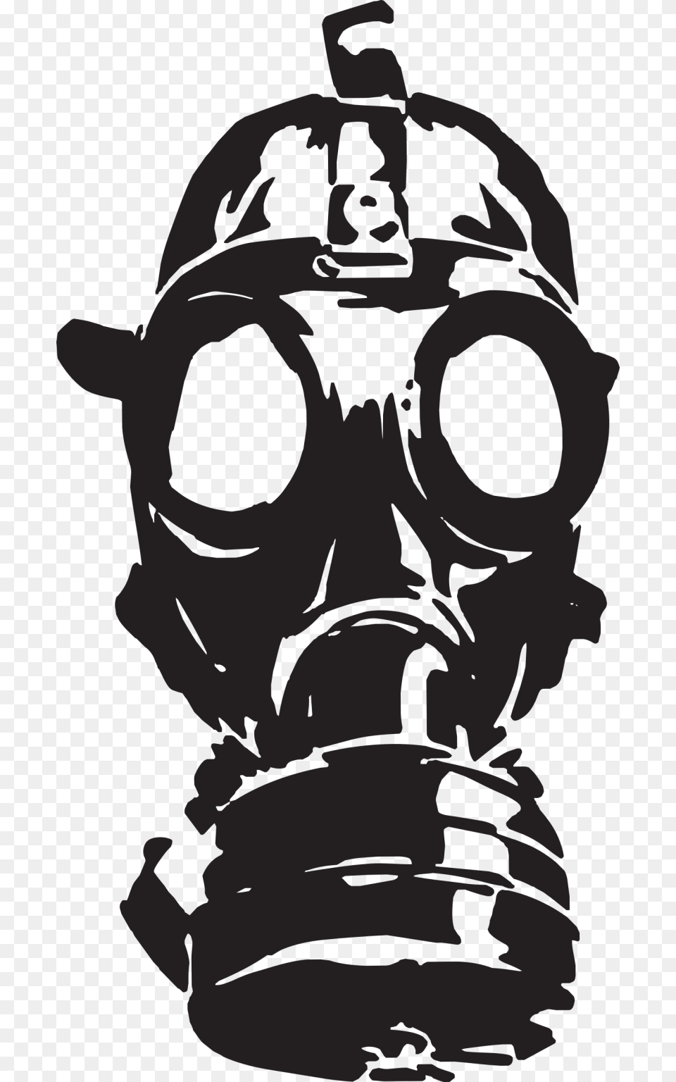 Gas Mask Art, Stencil, Baby, Person, Face Free Png Download