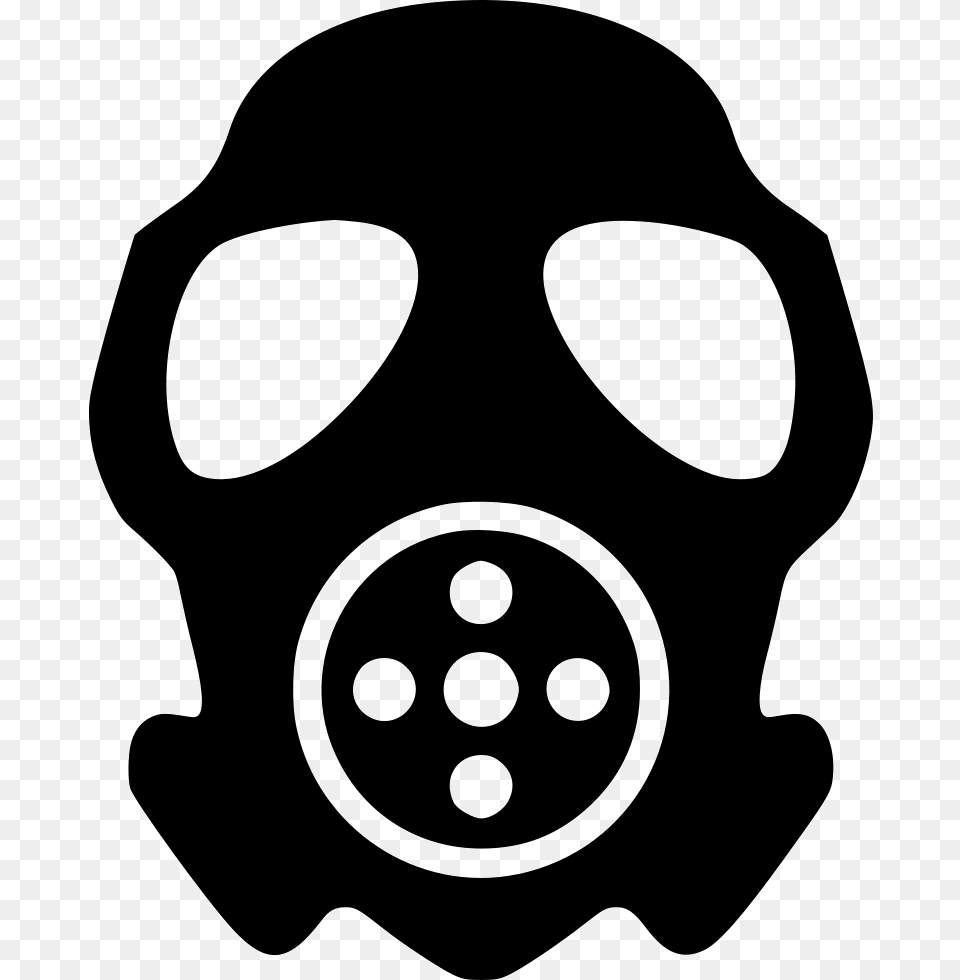 Gas Mask Attack Face Transparent Gasmask Clipart, Stencil, Clothing, Hardhat, Helmet Png