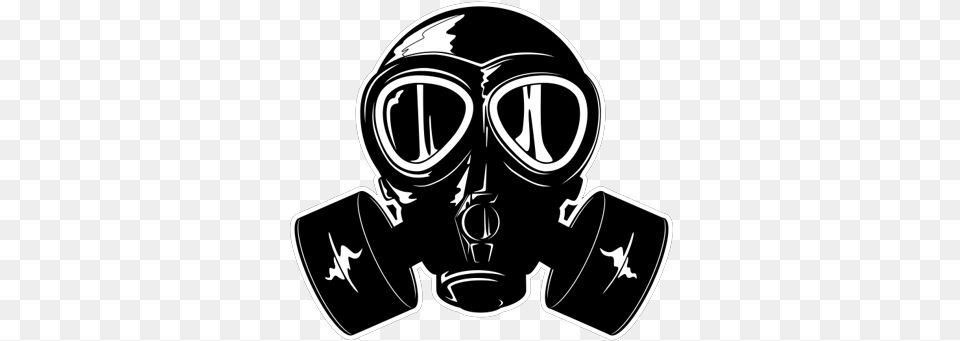 Gas Mask Cartoon Gas Mask Illustration, Stencil Free Png Download