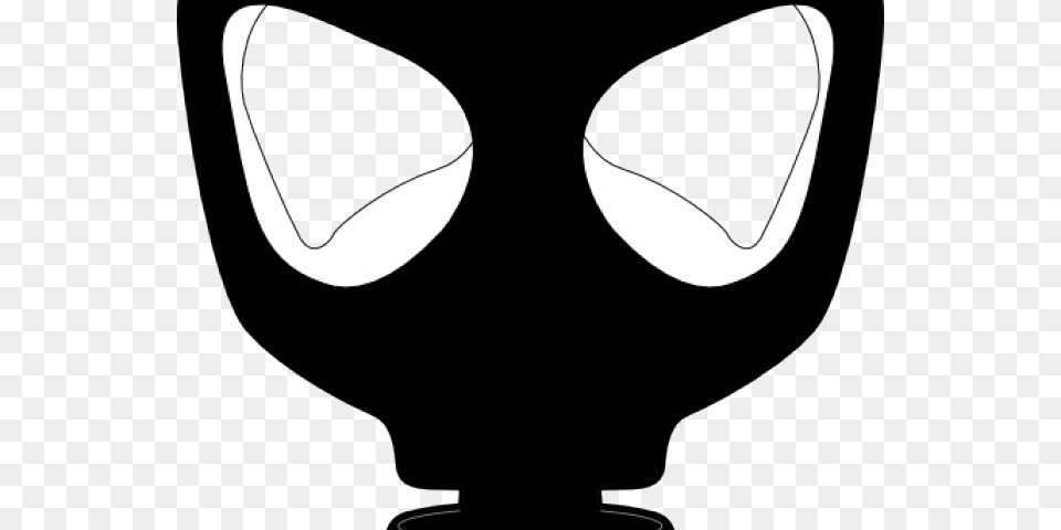 Gas Mask Clipart, Silhouette, Stencil, Glass, Alien Png Image