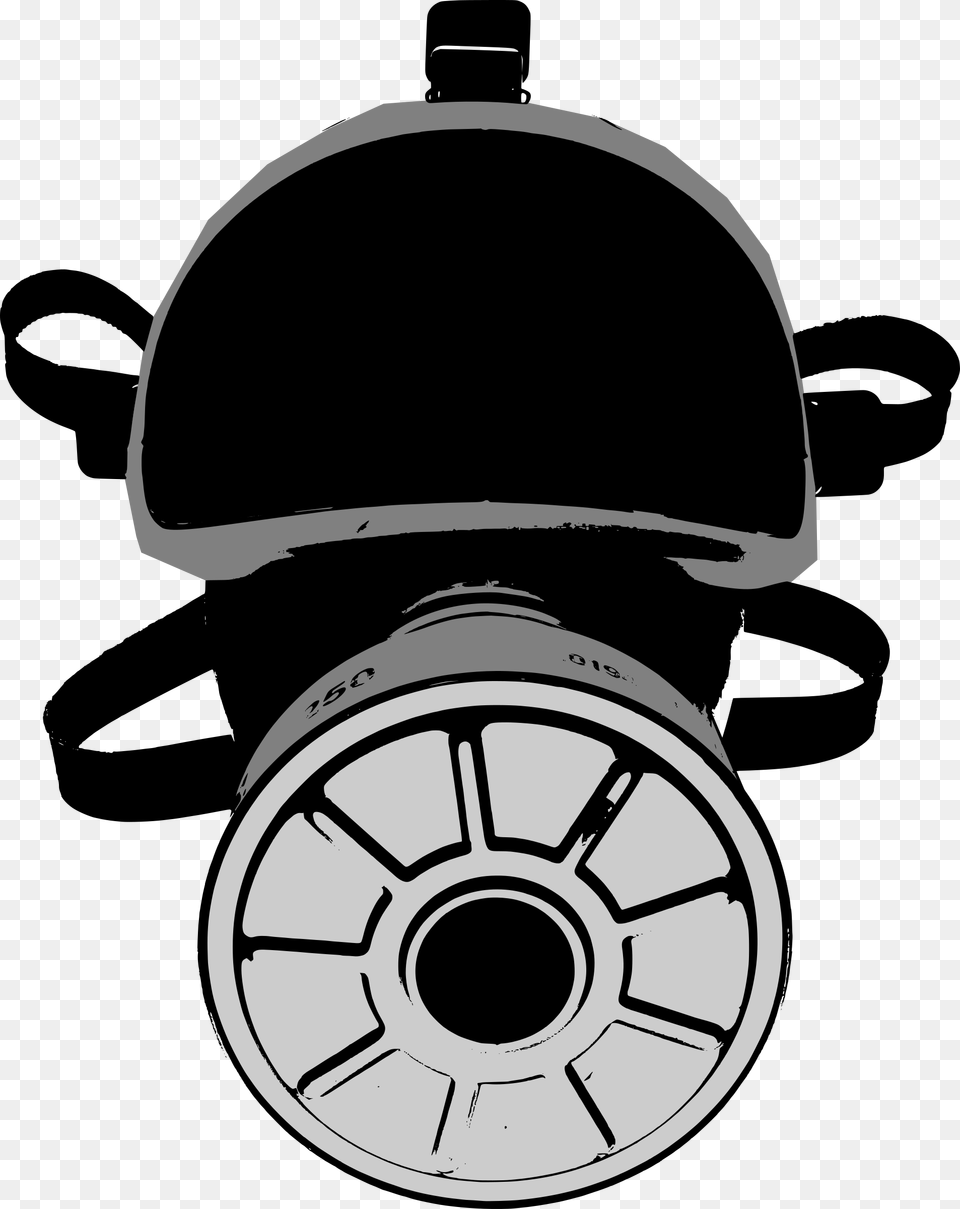 Gas Mask Clipart Big, Machine, Spoke, Wheel, Helmet Free Png
