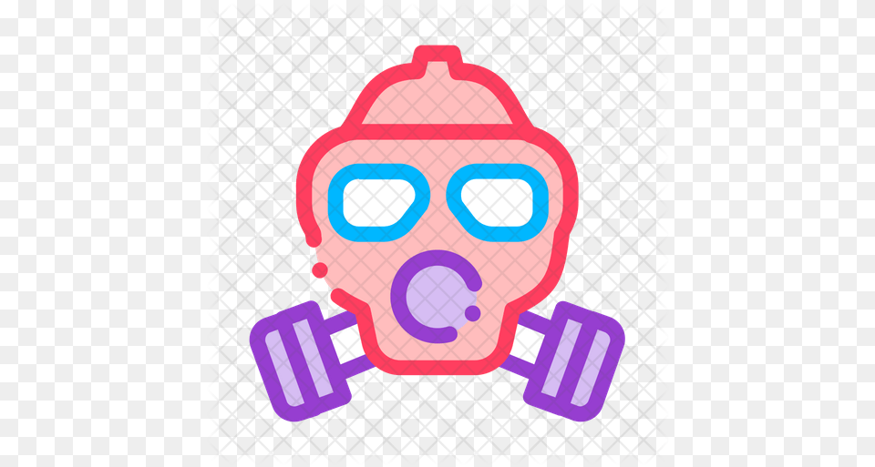 Gas Mask Icon Illustration, Food, Ketchup, Dynamite, Weapon Png