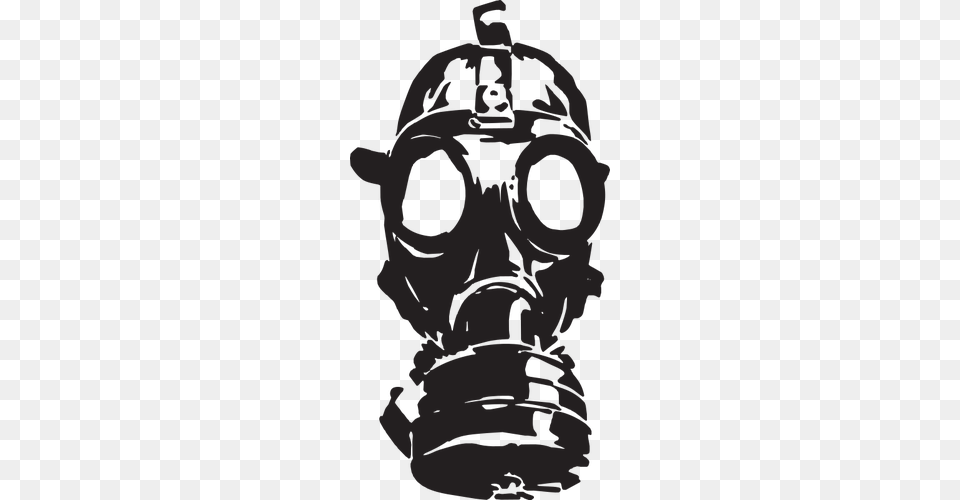 Gas Mask Monochrome Gas Mask Art, Baby, Person Free Transparent Png