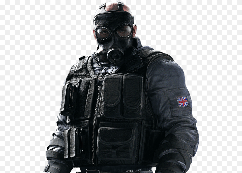 Gas Mask Rainbow Six Siege Operator Transparent, Adult, Person, Man, Male Png