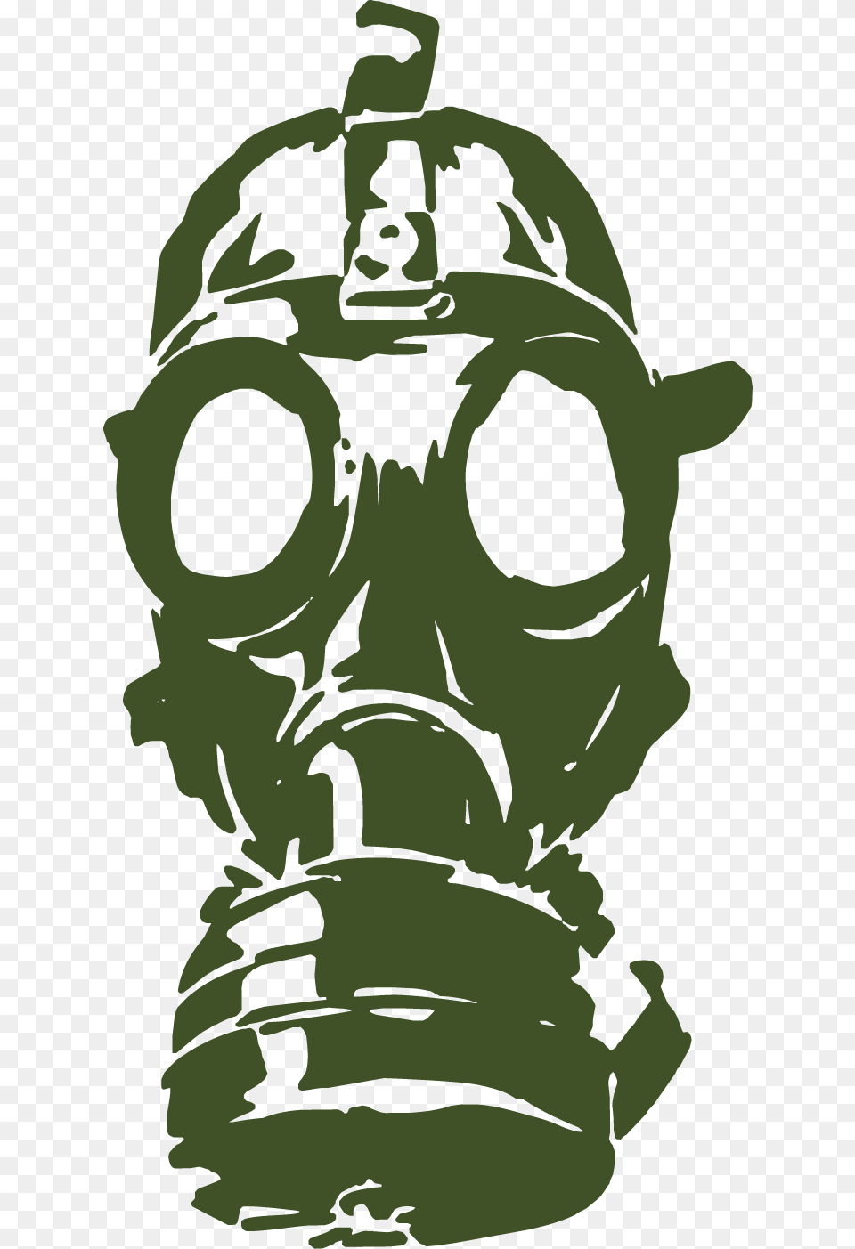 Gas Mask Stencil Art, Ammunition, Grenade, Weapon Free Png