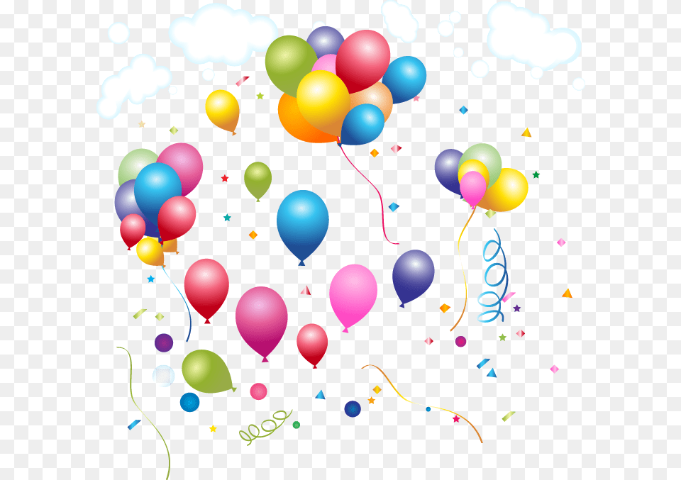 Gas Matter Clipart Festive Balloon Background, Paper Png