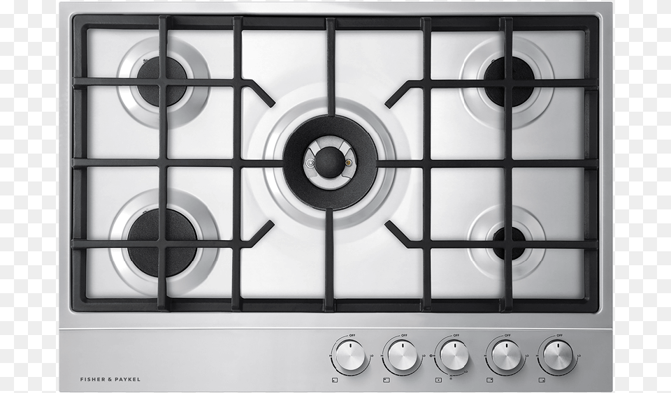 Gas On Steel Cooktop 30 Pdp Fisher Paykel 30 Cooktop, Indoors, Kitchen, Appliance, Burner Free Transparent Png