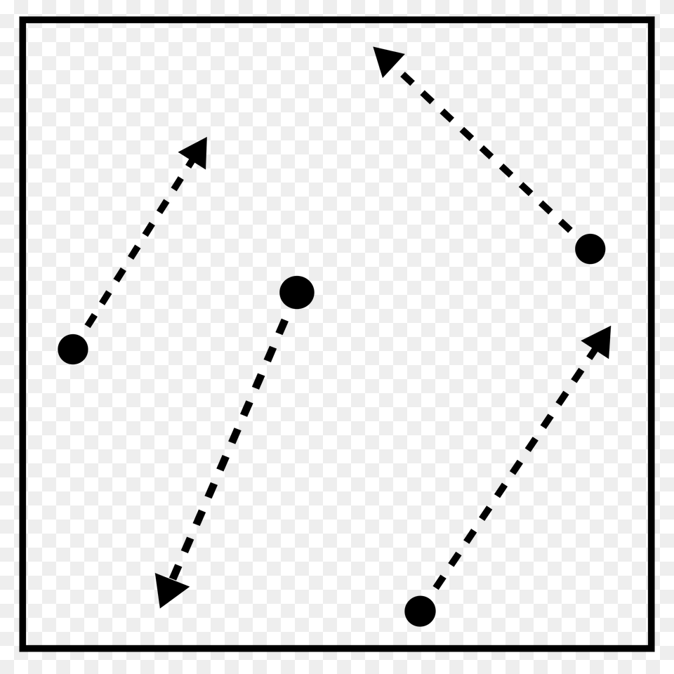 Gas Particles In A Square, Gray Free Transparent Png