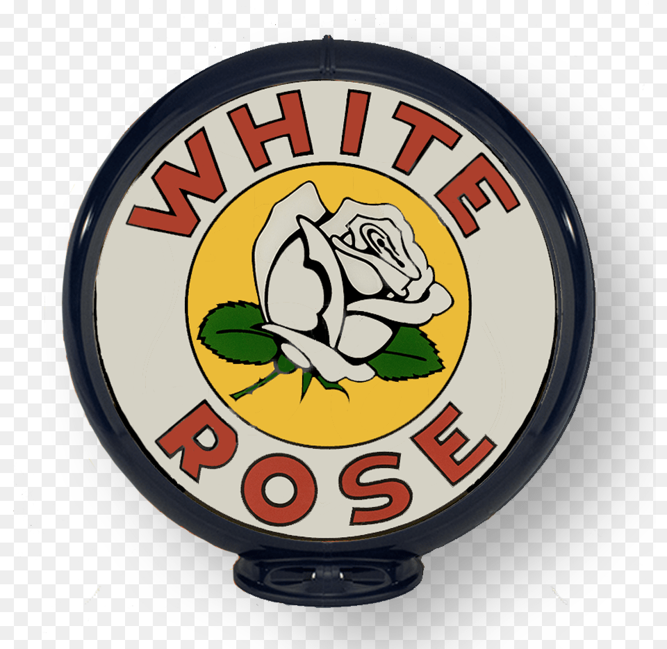 Gas Pump Globe White Rose White Rose Gasoline Signs, Logo, Can, Tin Free Png