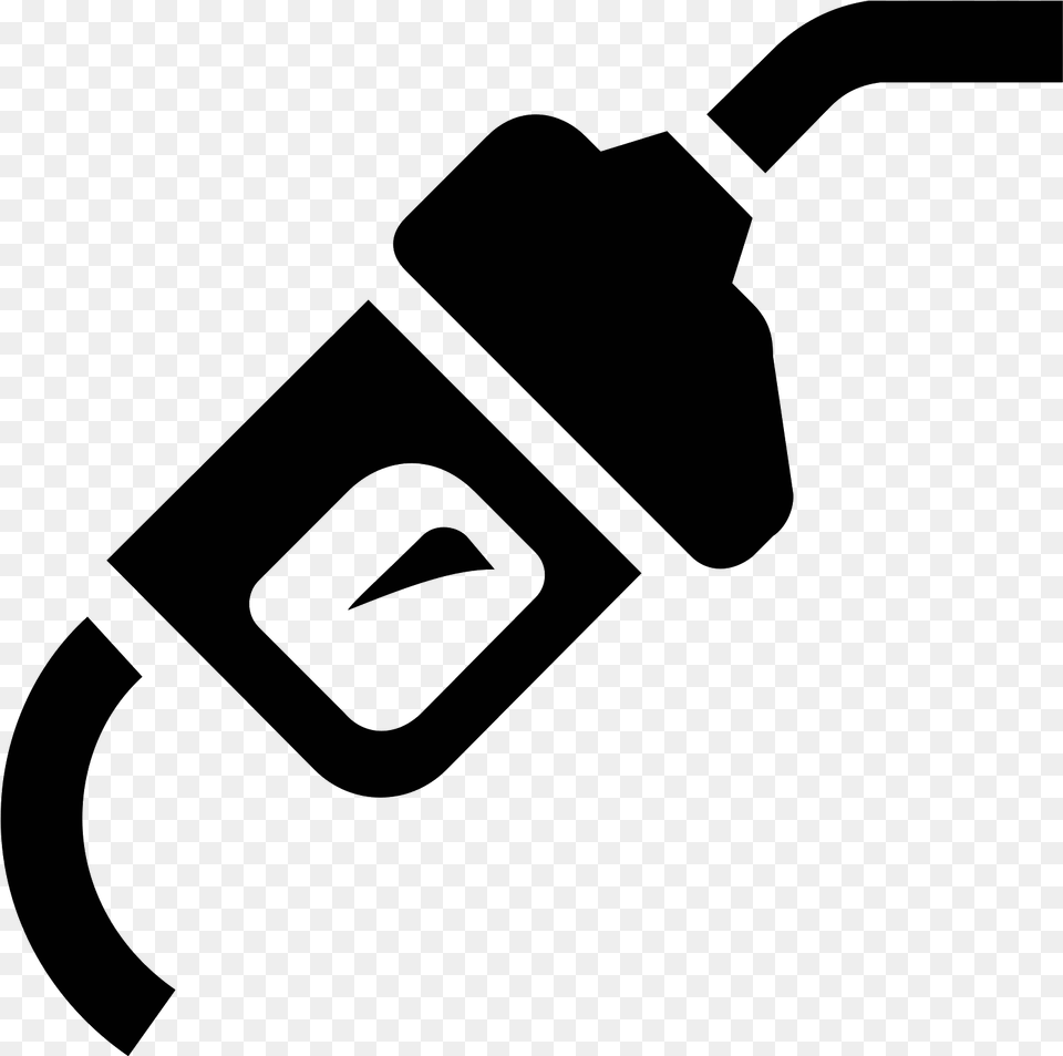 Gas Pump Icon, Gray Free Png Download