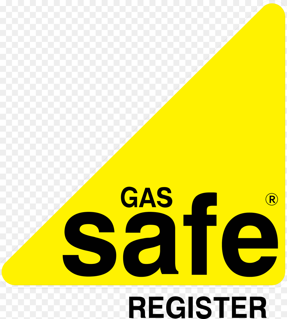 Gas Safe Register Logo Symbol Gas Safe Logo, Sign, Triangle, Road Sign Free Transparent Png