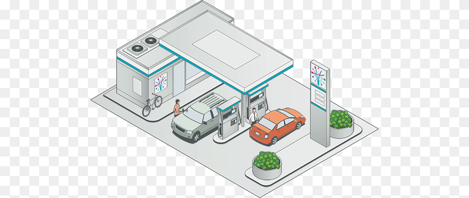 Gas Station Icon Gasoline Station Floor Plan, Car, Transportation, Vehicle, Cad Diagram Free Png
