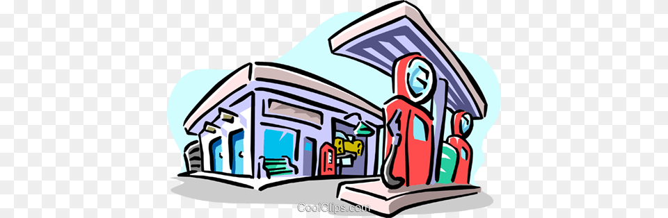 Gas Station Royalty Vector Clip Art Illustration, Machine, Pump, Gas Station, Gas Pump Png Image
