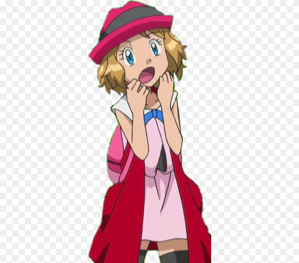 Gasp Pokemonserena Pokemon Freetoedit Cartoon, Book, Comics, Person, Publication Free Transparent Png