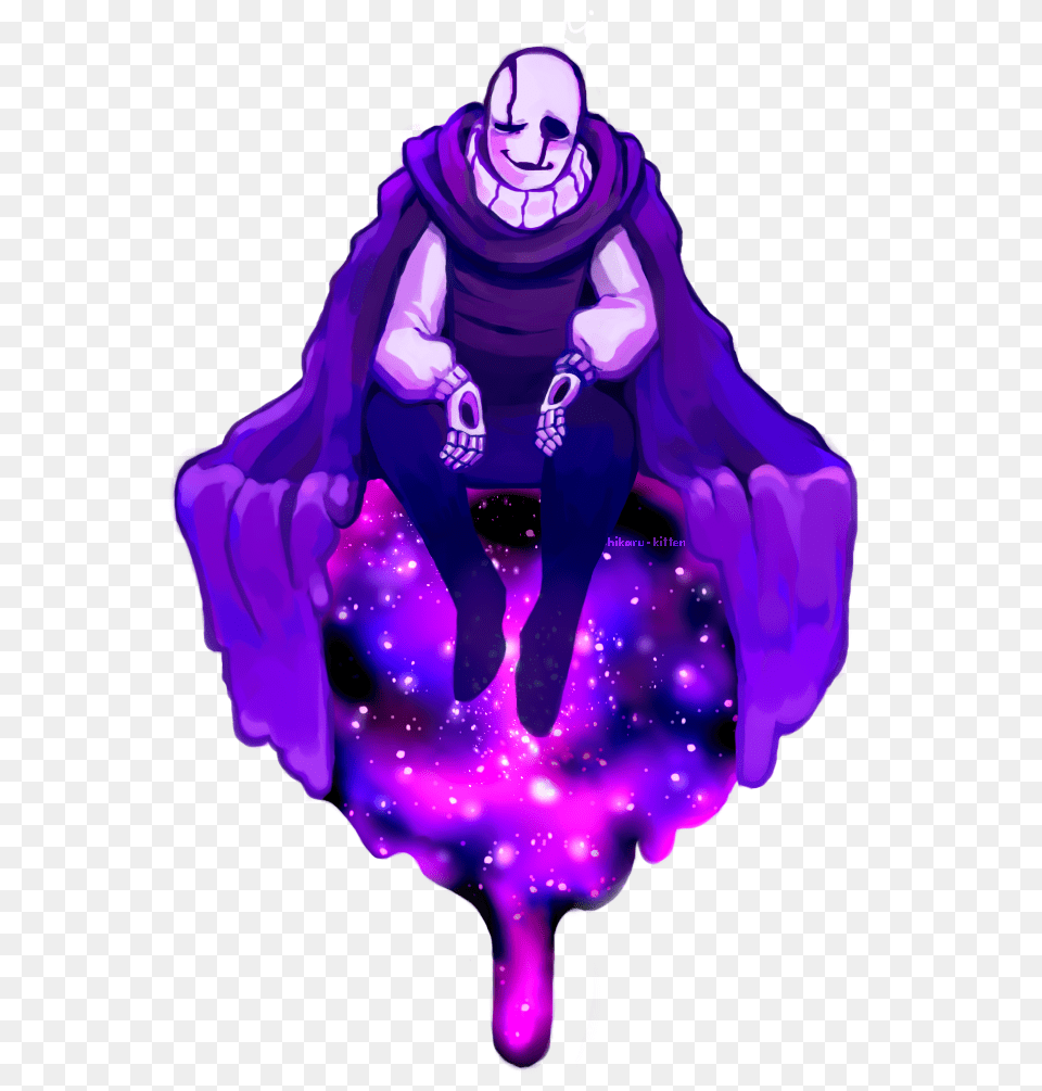 Gaster And Space Illustration, Purple, Adult, Female, Person Free Png