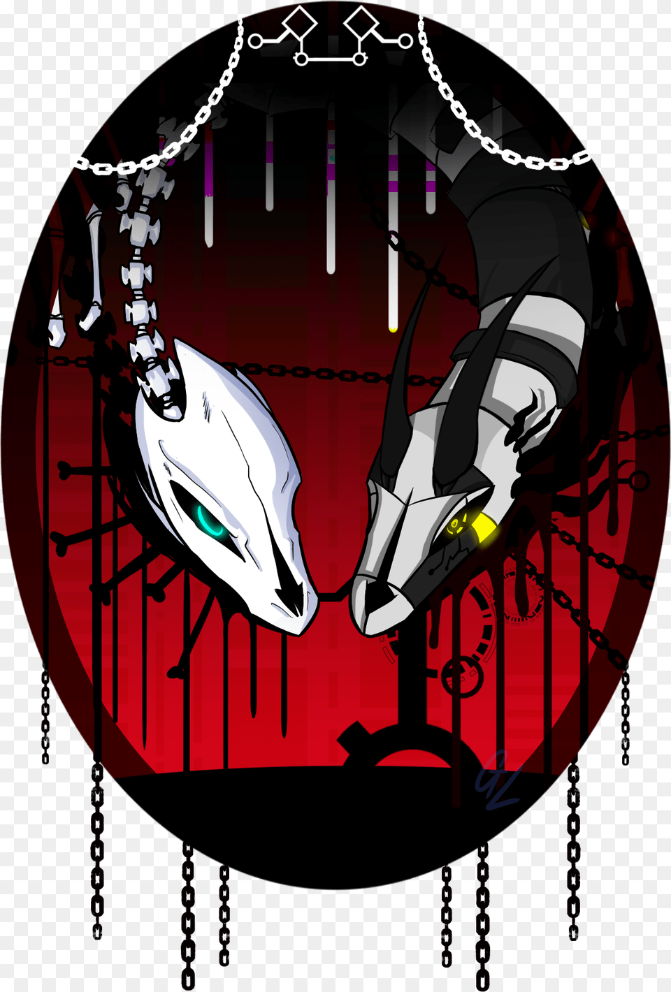 Gaster Blasterscrystaltronix Toby Foxspeedart Illustration, Adult, Female, Person, Woman Free Transparent Png