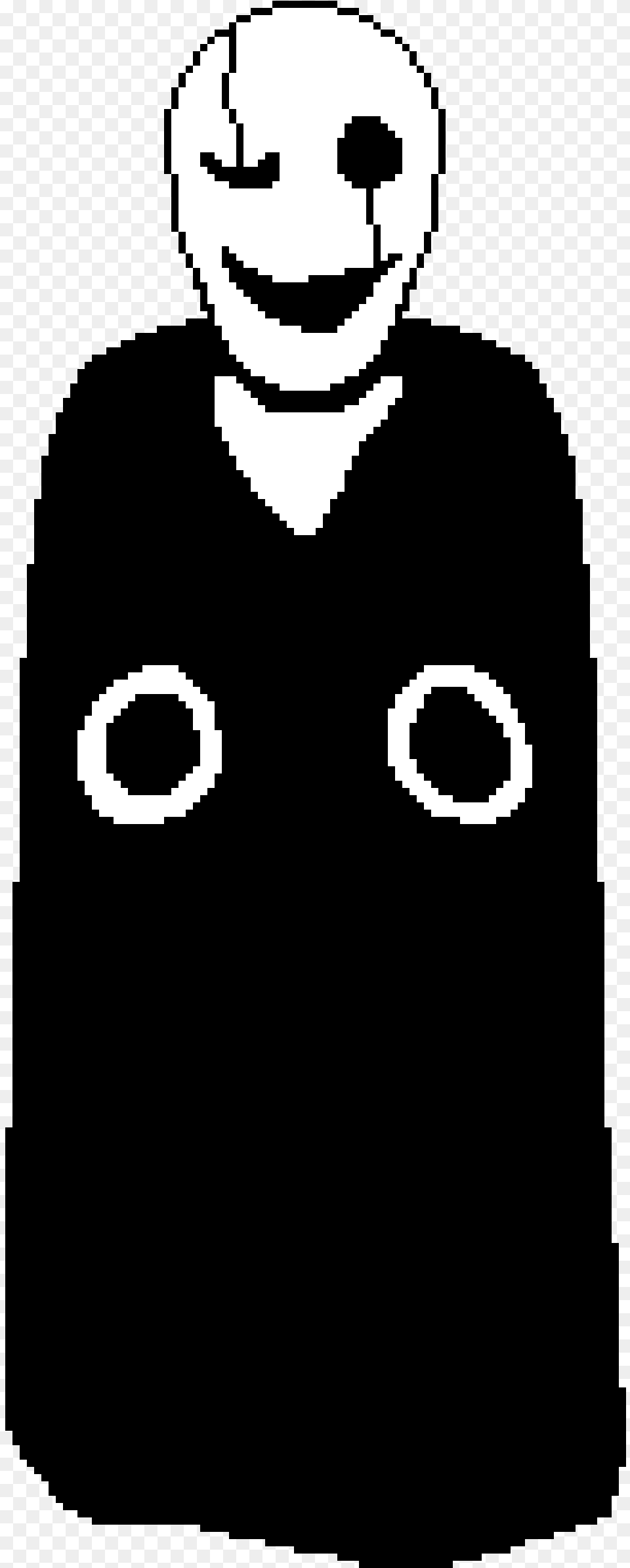 Gaster Pixel Art, Stencil, Adult, Male, Man Free Png