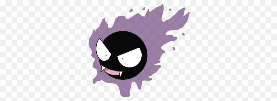 Gastly, Purple, Baby, Person, Stencil Free Png