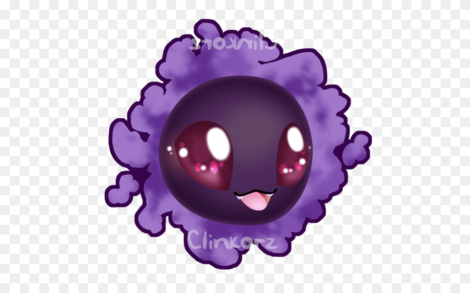 Gastly, Purple, Art, Graphics, Lighting Free Png