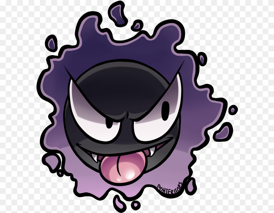 Gastly 9 Image Gastly, Purple, Baby, Person, Face Png