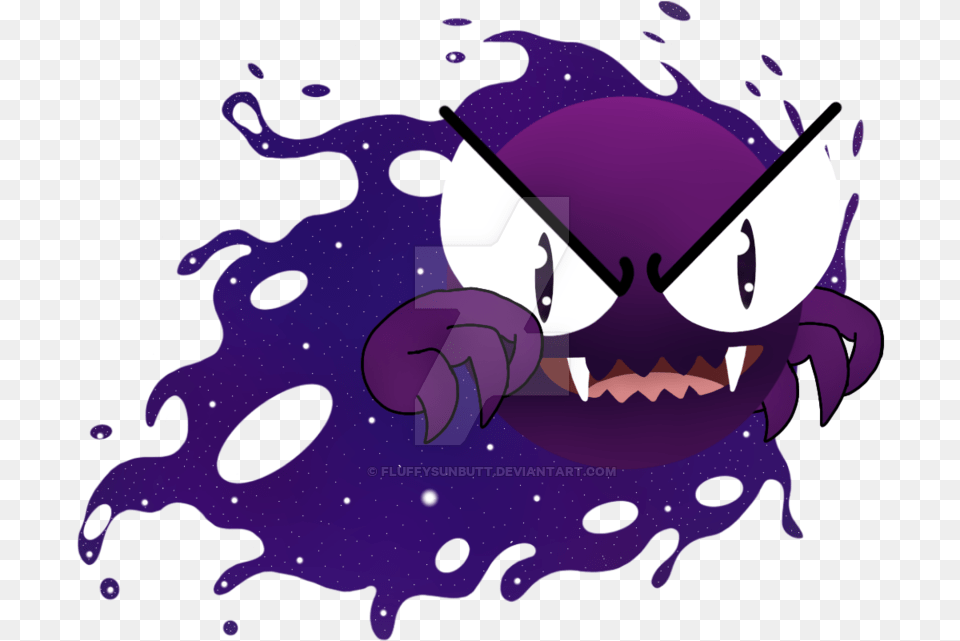 Gastly Gaster By Fluffysunbutt Picture Transparent Illustration, Purple, Baby, Person Free Png