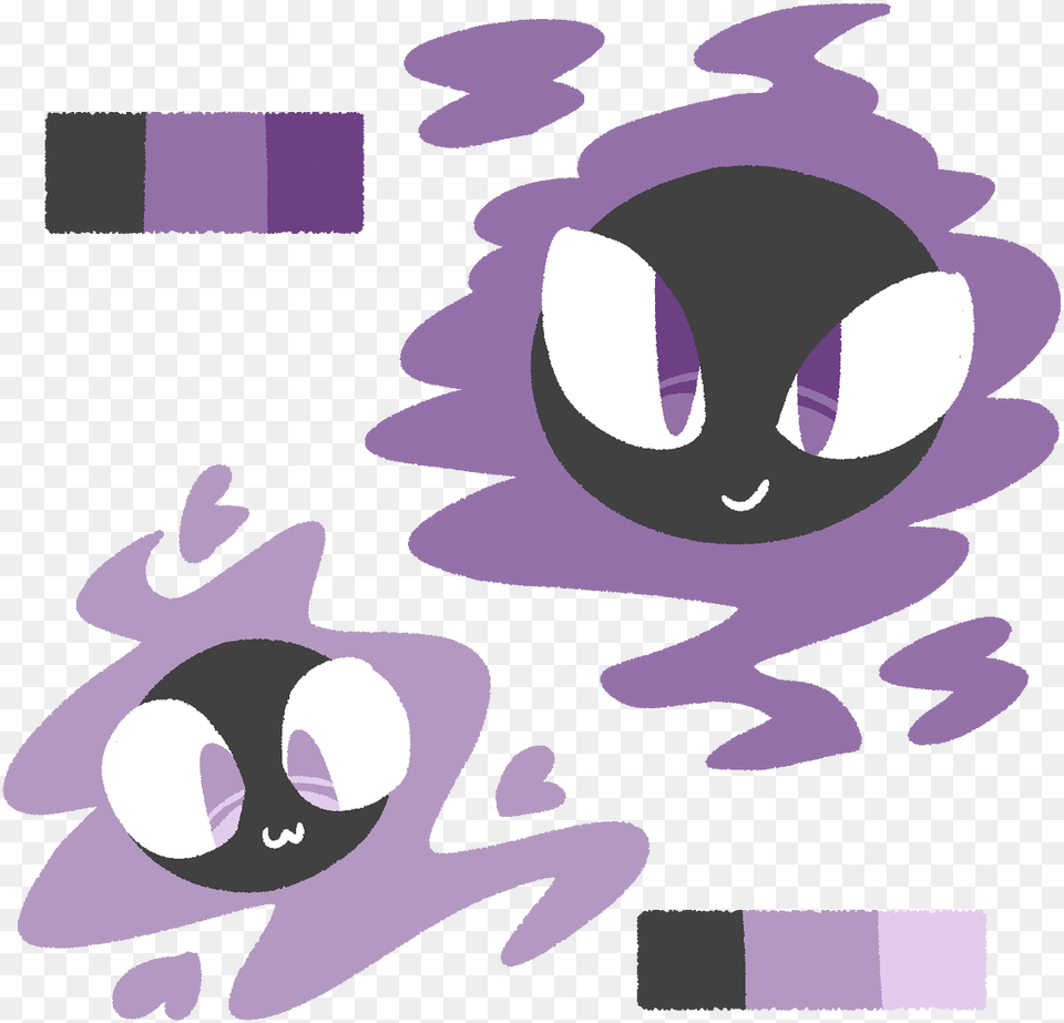 Gastly Graphic Design, Purple Free Png Download