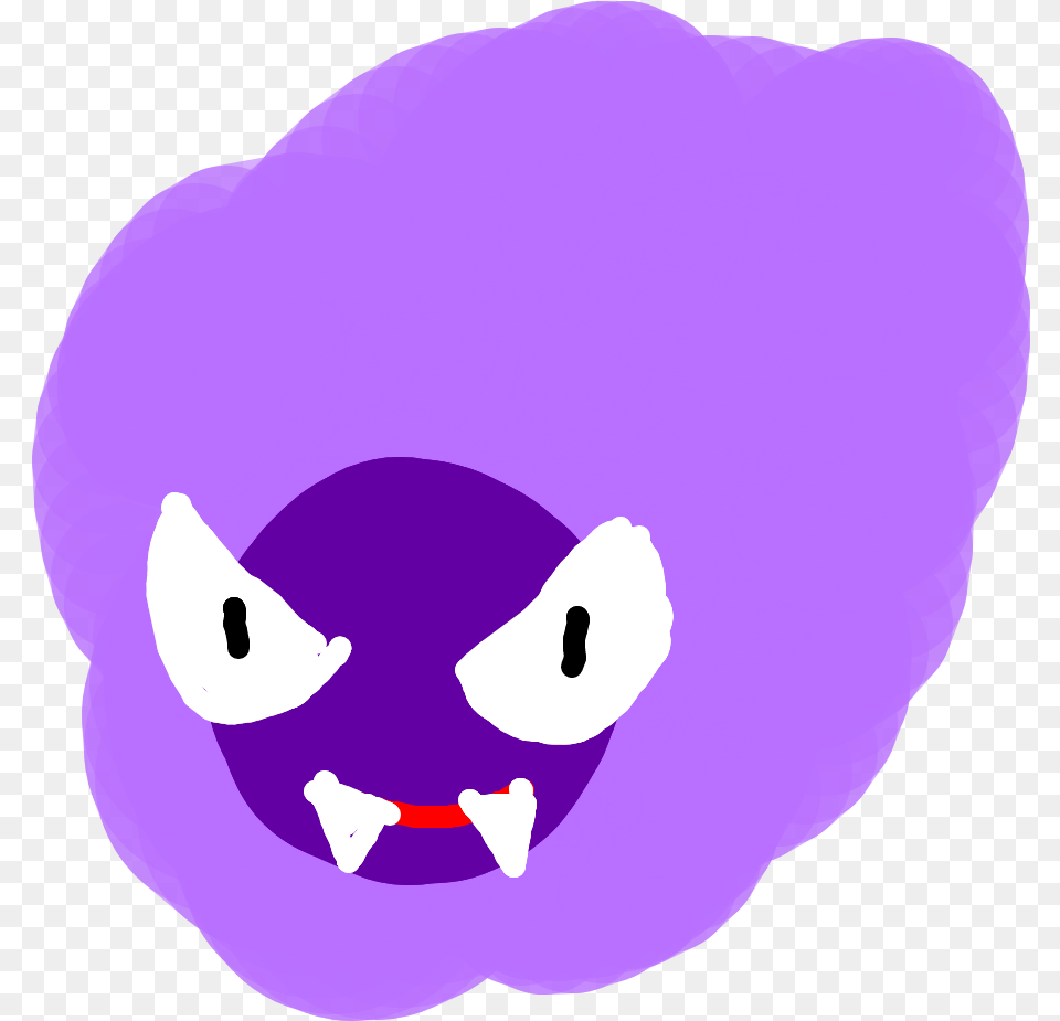 Gastly Layer Cartoon, Purple, Flower, Plant Png Image