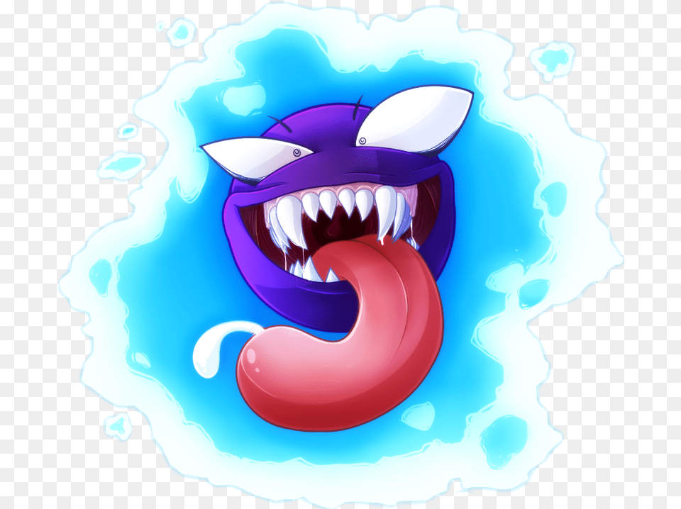 Gastly No Pokemon Shuffle Gastly, Art, Graphics, Baby, Person Png Image