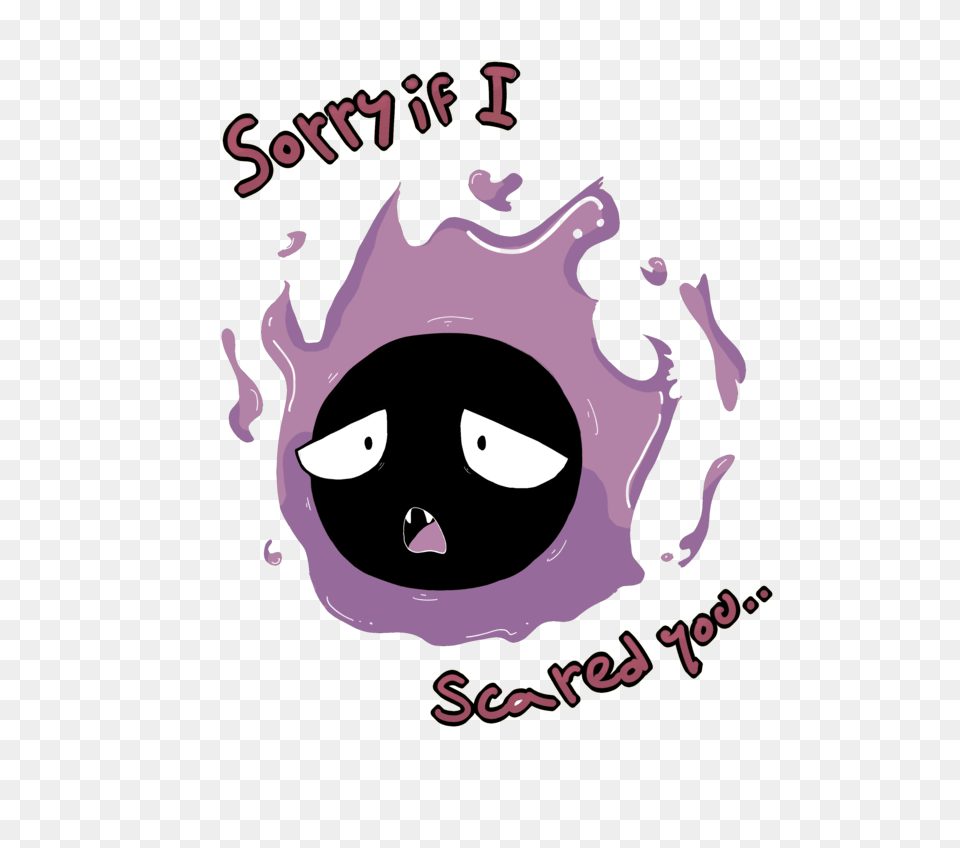 Gastly Sticker, Purple, Baby, Person, Face Png Image