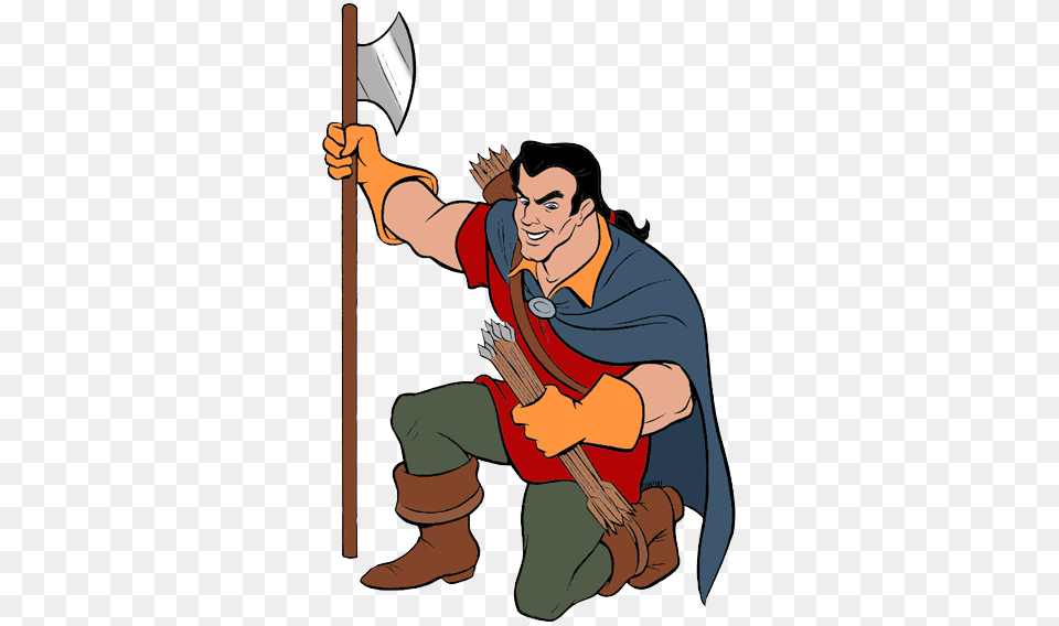 Gaston And Lefou Clip Art Disney Clip Art Galore, Adult, Male, Man, Person Free Png